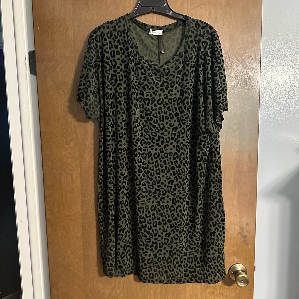 Little Lies Leopard Print Dress